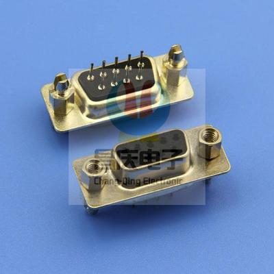 D-SUB 9P 母头 180度 后铆