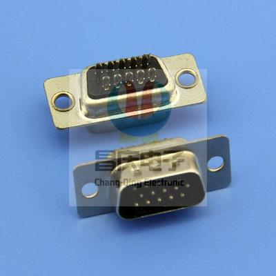 D-SUB 15P 公头 三排 焊线